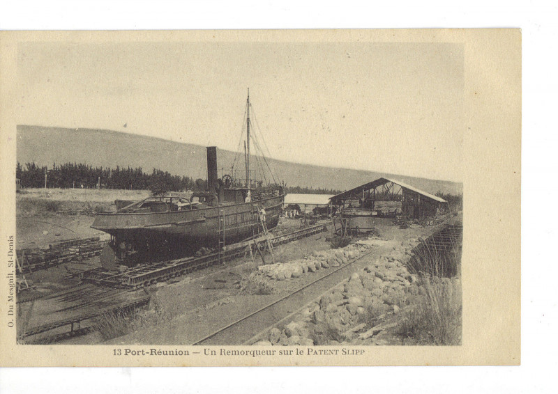 Carte postale ancienne Port Reunion