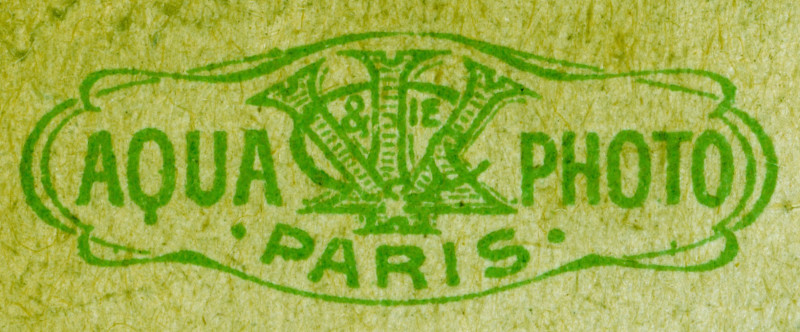 Carte postale ancienne Aqua Photo L V & Cie logo Paris