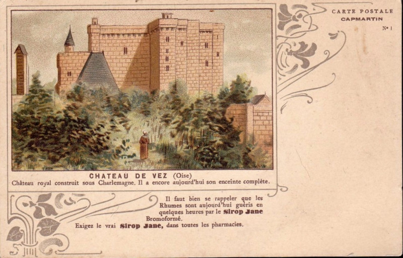 Carte postale ancienne Capmartin N 01 (b)