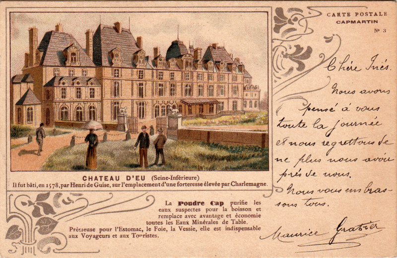 Carte postale ancienne Capmartin N 03 (c)