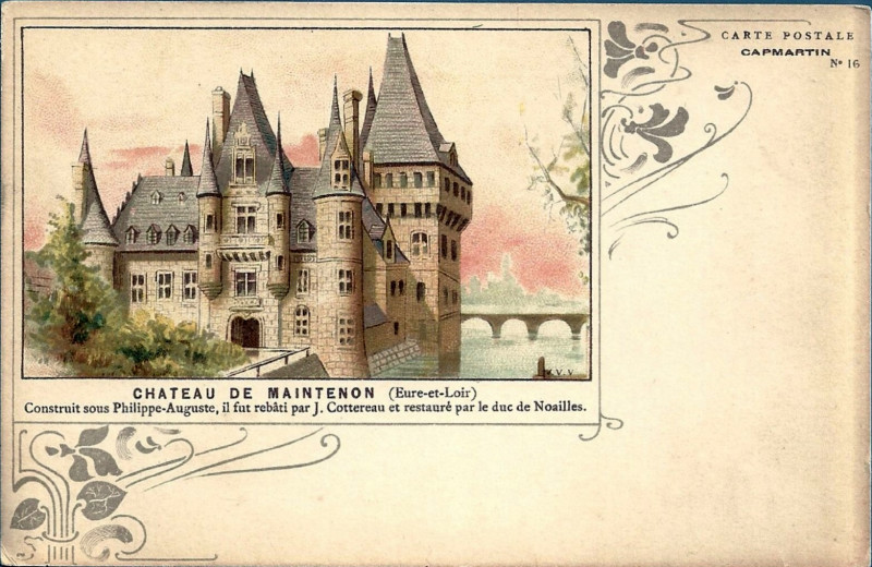 Carte postale ancienne Capmartin N 16 (a)