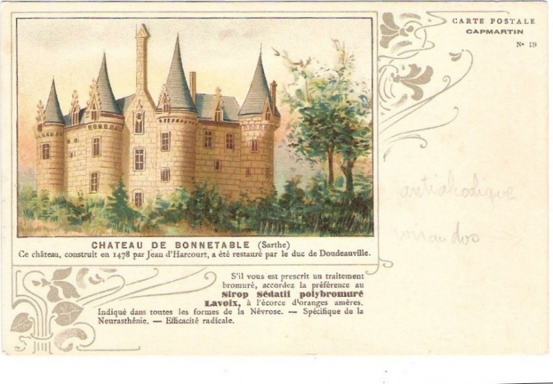 Carte postale ancienne Capmartin N 19 (c)