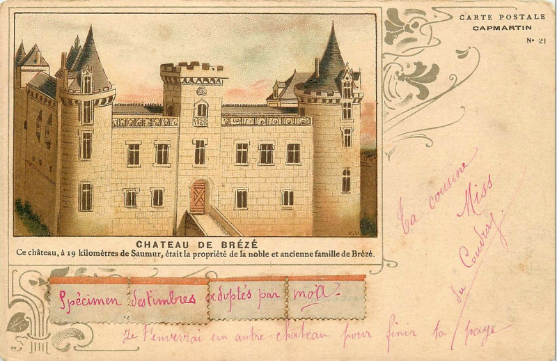 Carte postale ancienne Capmartin N 21 (b)