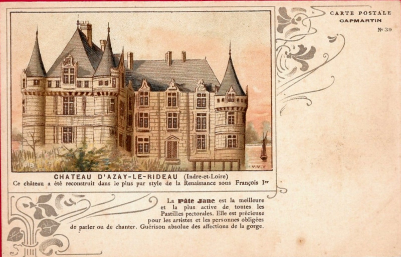 Carte postale ancienne Capmartin N 39 (b)