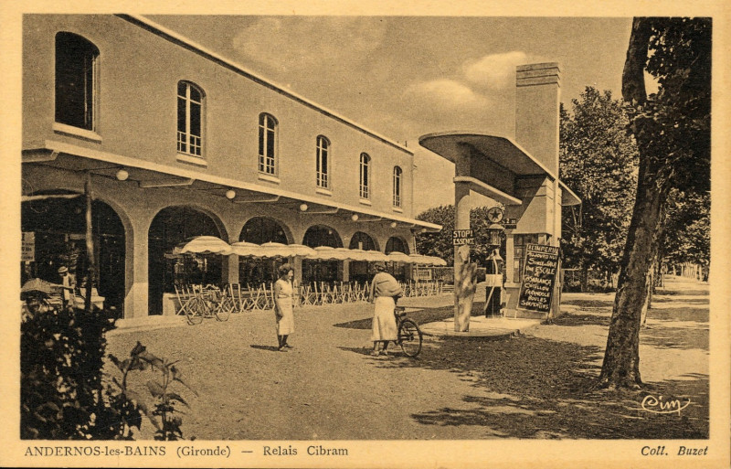 Carte postale ancienne Andernos-les-Bains - Relais Cibram