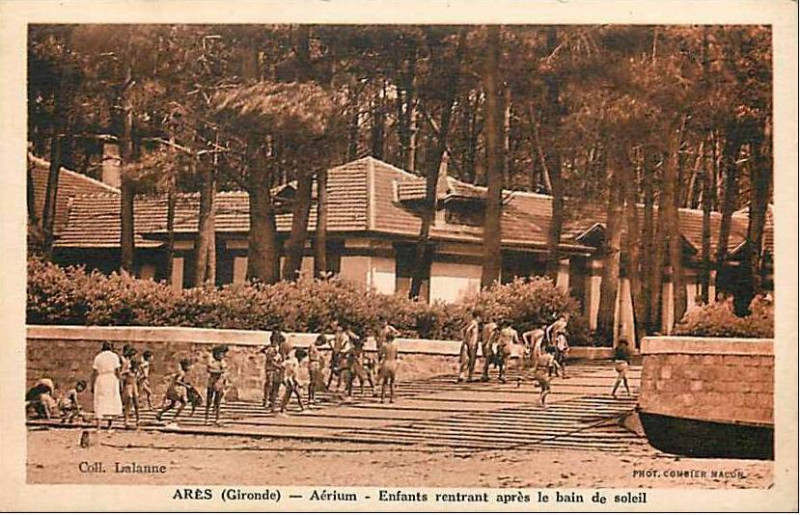 Carte postale ancienne Arès - Fondation Wallerstein 38