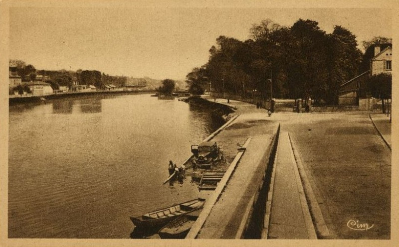 Carte postale ancienne L2391 - Lagny-sur-Marne - Bords de Marne
