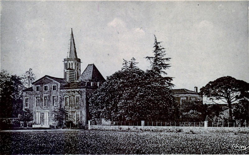 Carte postale ancienne Le château et le parc de Montricoux
