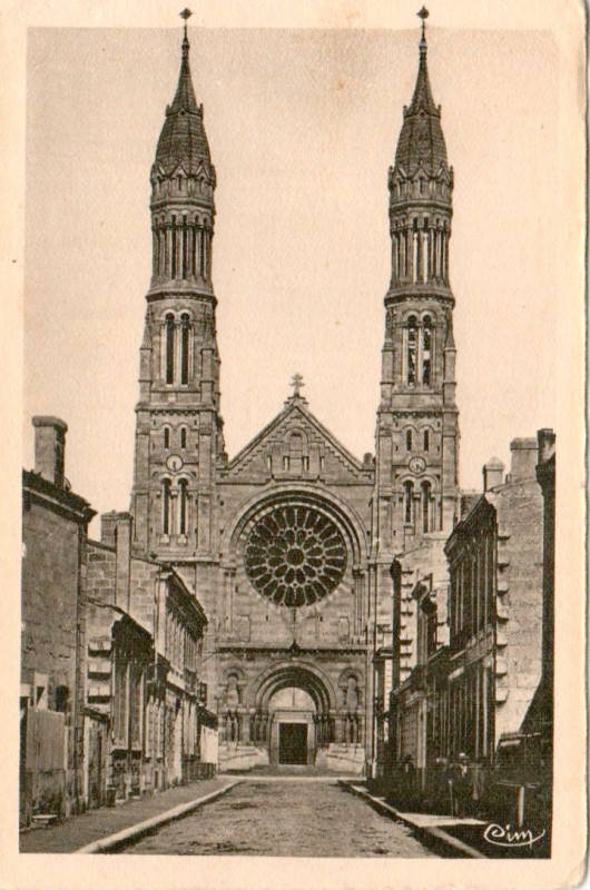 Carte postale ancienne Sacré-coeur (Bordeaux) - Façade 4 à Bordeaux