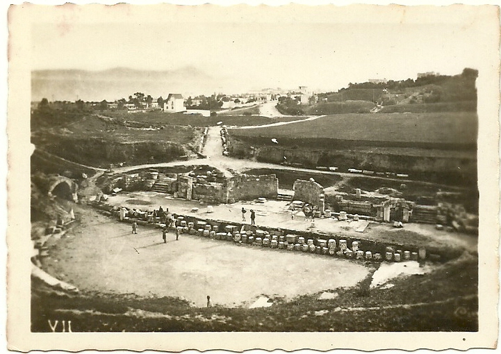 Carte postale ancienne Théâtre romain de Carthage 2
