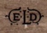 Carte postale ancienne Logo of E. Le Deley