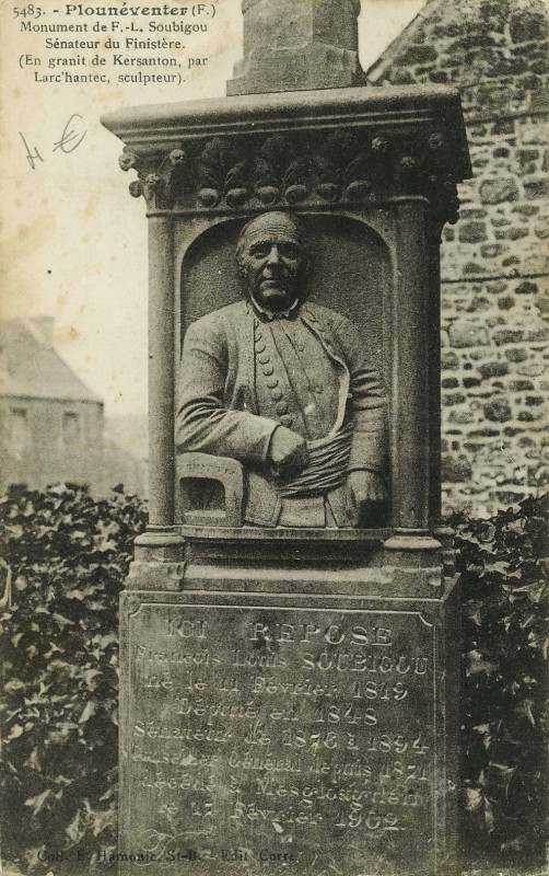 Carte postale ancienne Tombe de François Soubigou