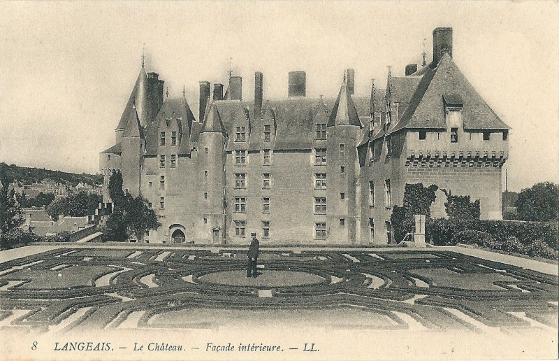 Carte postale ancienne Château de Langeais-carte postale-a1