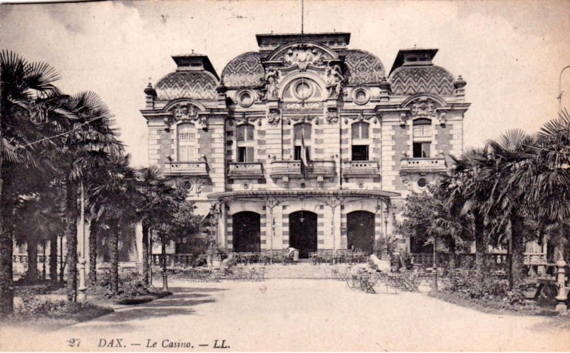 Carte postale ancienne Dax - Le Casino