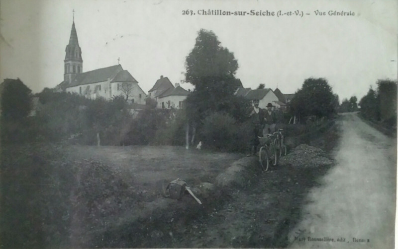 Carte postale ancienne Arrivée st erblon