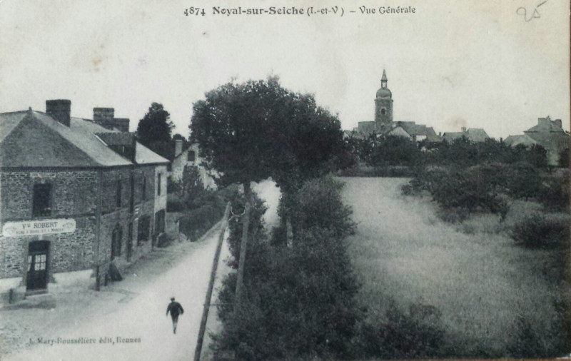 Carte postale ancienne Rue de vern