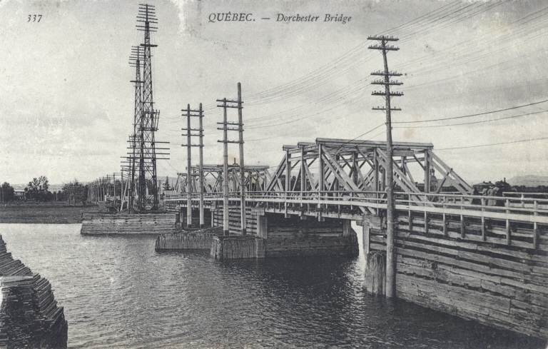Carte postale ancienne Dorchester Bridge Quebec