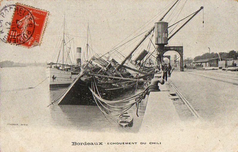 Carte postale ancienne Bordeaux - Le Chile c à Bordeaux