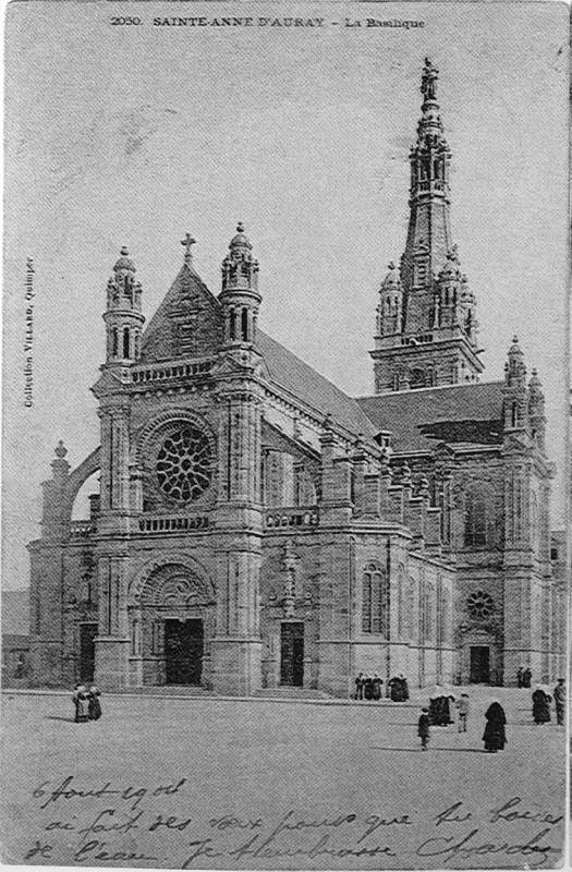 Carte postale ancienne Basilique sainte anne dauray 75293