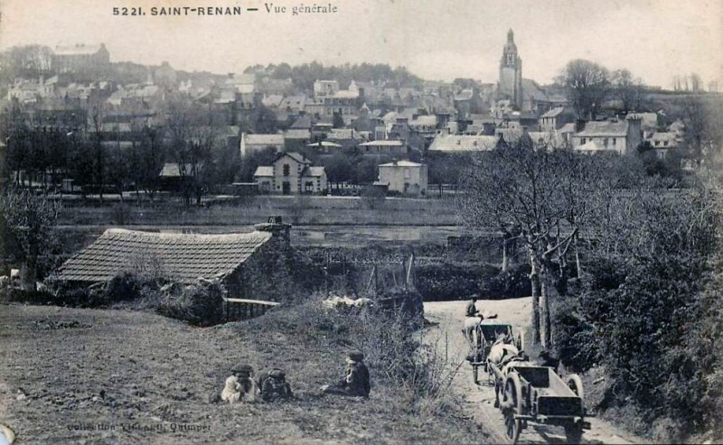 Carte postale ancienne Saint-Renan vers 1920 Villard à Saint-Renan