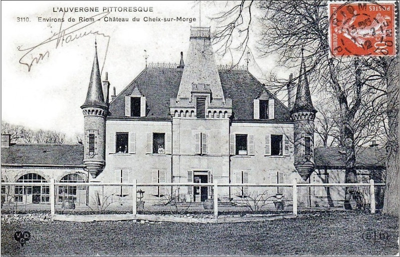 Carte postale ancienne Château de Cheix-sur-Morge