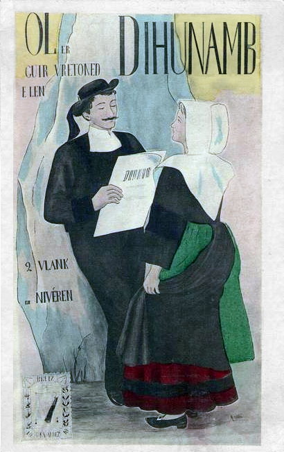 Carte postale ancienne Dihunamb ! - kartenn-post