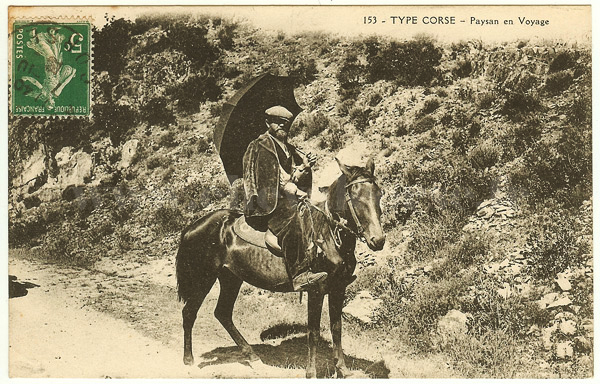 Carte postale ancienne Paysan corse