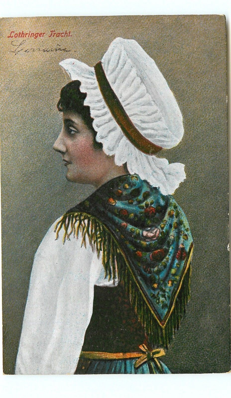 Carte postale ancienne Lothringer Tracht