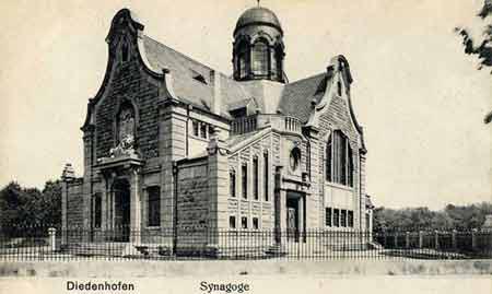 Carte postale ancienne Thionville Alte Synagoge 1
