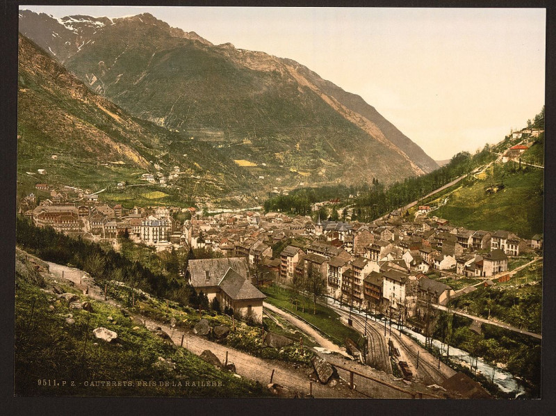 Carte postale ancienne From La Railliere (i.e., Raillēre), Cauterets, Pyrenees, France-LCCN2001698623