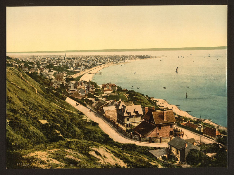 Carte postale ancienne General view and mouth of the Seine, Havre, France-LCCN2001698144 au Havre
