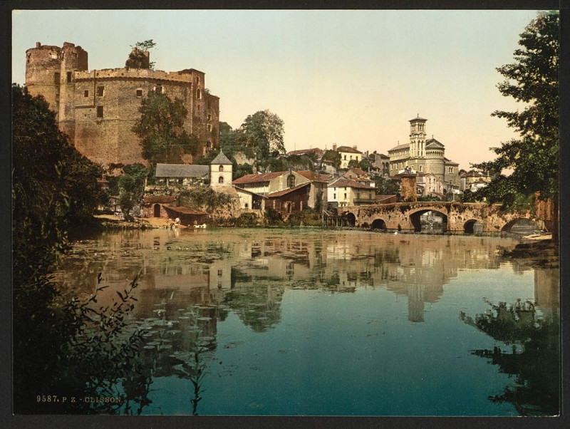 Carte postale ancienne General view, Clisson, France-LCCN2001697646