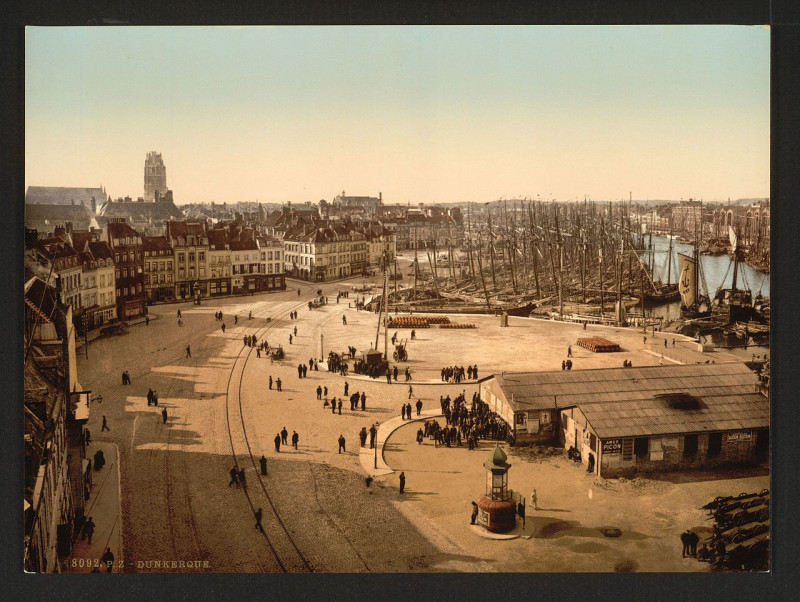 Carte postale ancienne General view, Dunkirk, France-LCCN2001698117 à Dunkerque