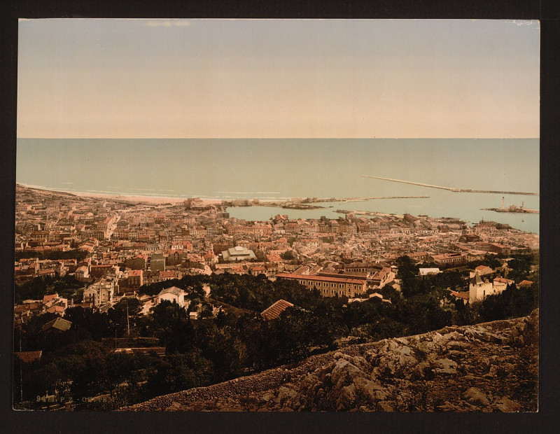 Carte postale ancienne General view, Sète, France-LCCN2001697615