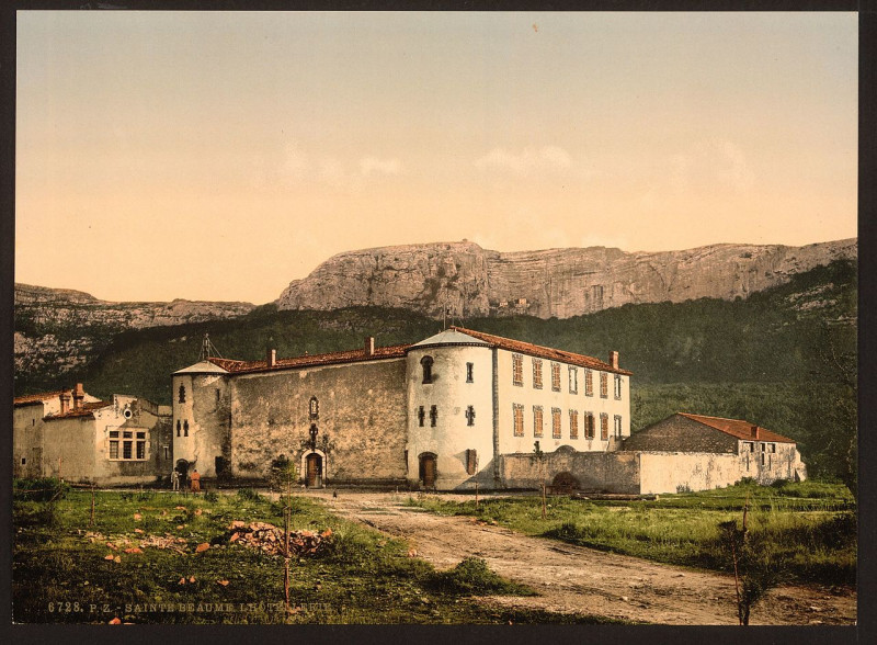 Carte postale ancienne Grotto of St. Baume, Var, France-LCCN2001698728