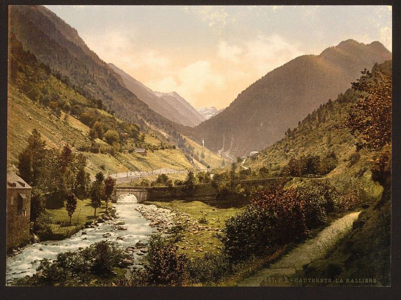 Carte postale ancienne La Railliere (i.e., Raillēre), Cauterets, Pyrenees, France-LCCN2001698624