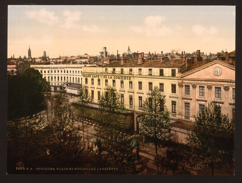 Carte postale ancienne Lafayette Boulevard, Toulouse, France-LCCN2001698717