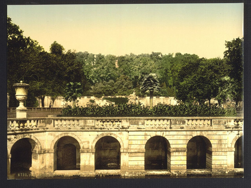Carte postale ancienne Mount Cavalier, Nîmes, France-LCCN2001698497