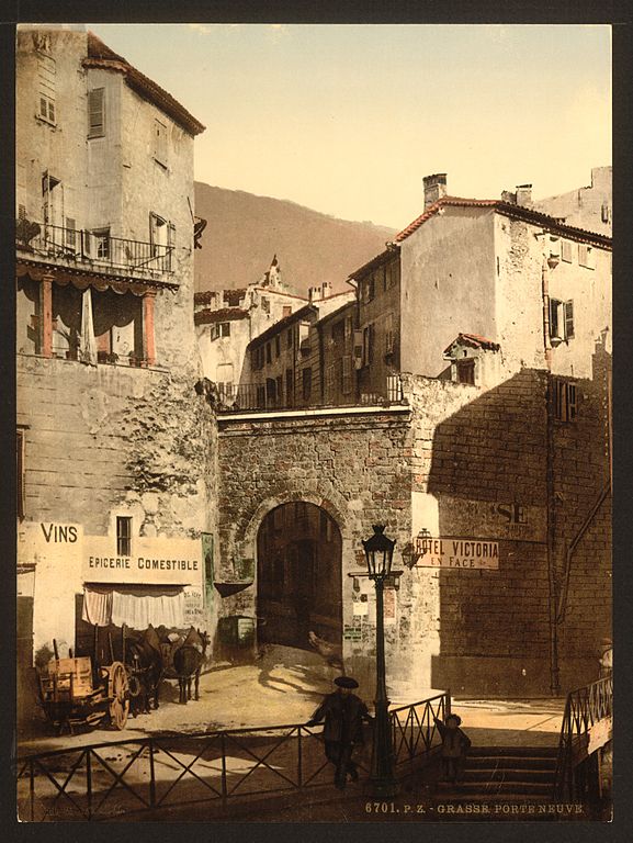 Carte postale ancienne New gate, Grasse, France-LCCN2001698139