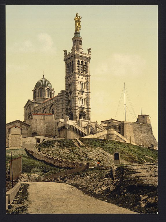 Carte postale ancienne Notre Dame de la Garde II, Marseilles, France-LCCN2001698452 à Marseille