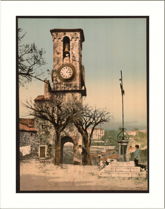 Carte postale ancienne 2701 Mont Chevalier the towe 1890-05920u à Cannes