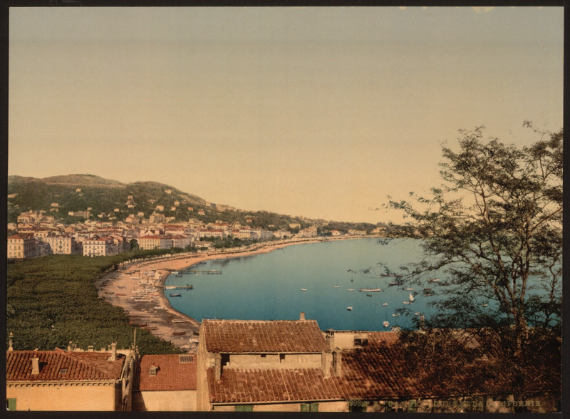 Carte postale ancienne From Mont Chevalier, Cannes, Riviera-LCCN2001699287 à Cannes