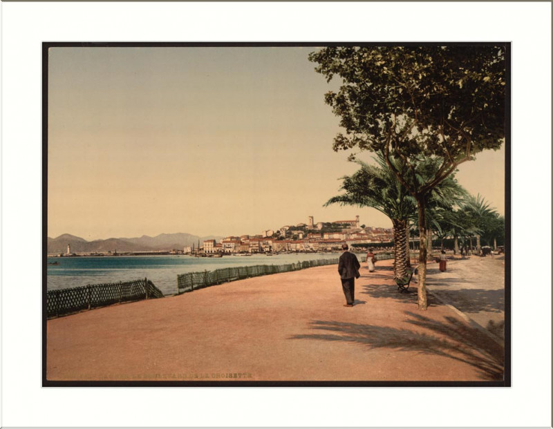 Carte postale ancienne The boulevards Cannes Riviera à Cannes