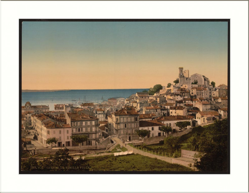 Carte postale ancienne The old town Cannes Riviera à Cannes