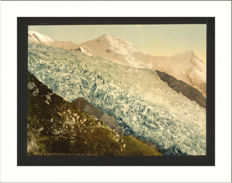 Carte postale ancienne Aiguille du Goûter Chamonix Valley France