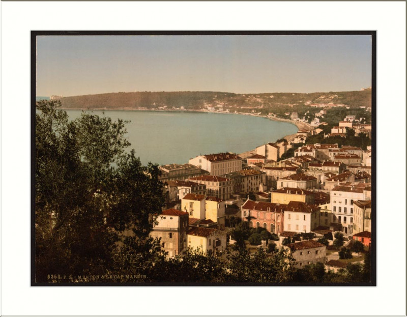 Carte postale ancienne And Cape Martin Mentone Riviera