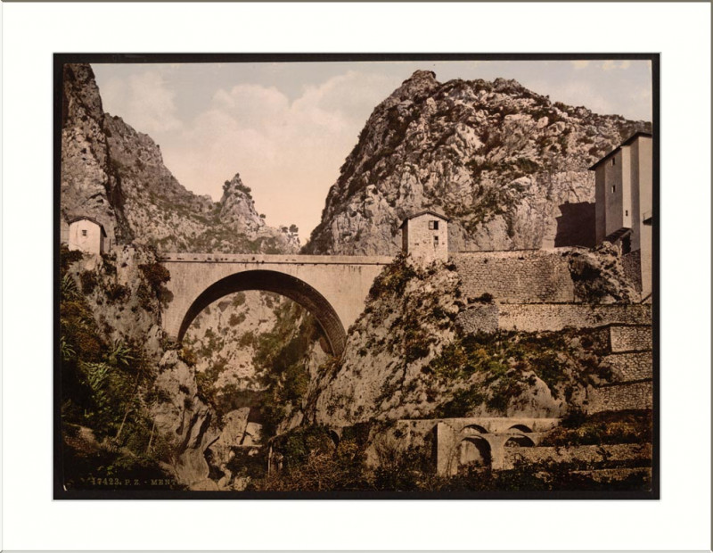 Carte postale ancienne Point St. Louis Mentone Riviera