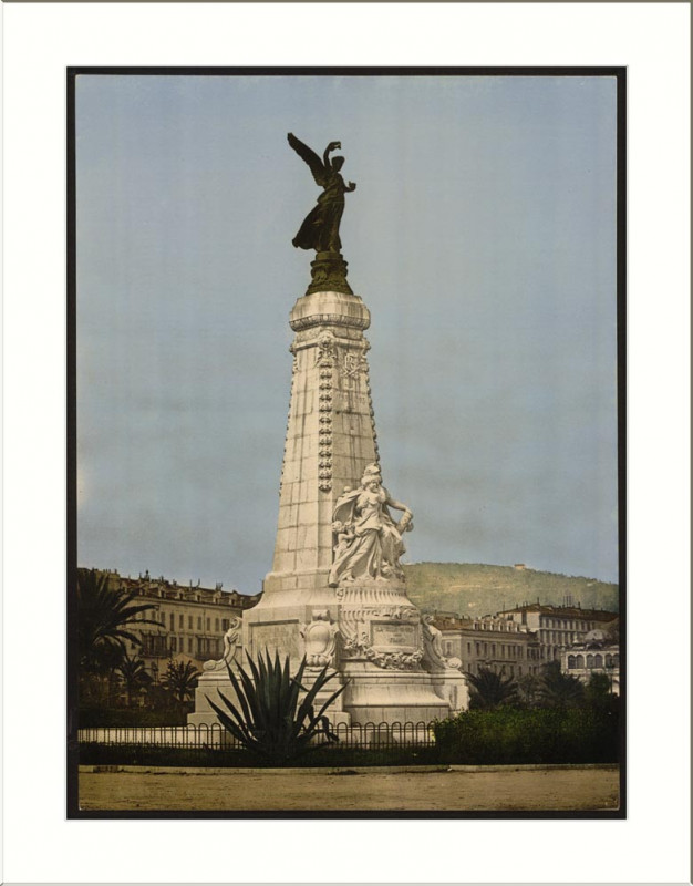 Carte postale ancienne Centenaire Monument Nice Riviera