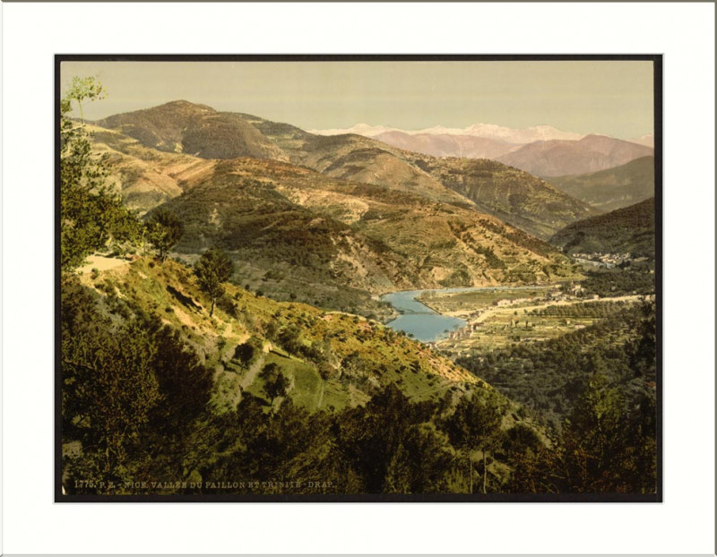 Carte postale ancienne 4566 Valley of the Paillon N 1890-05967u