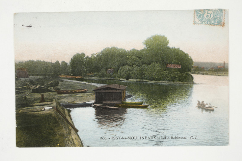 Carte postale ancienne Issy - Ile de Robinson  à Issy-les-Moulineaux